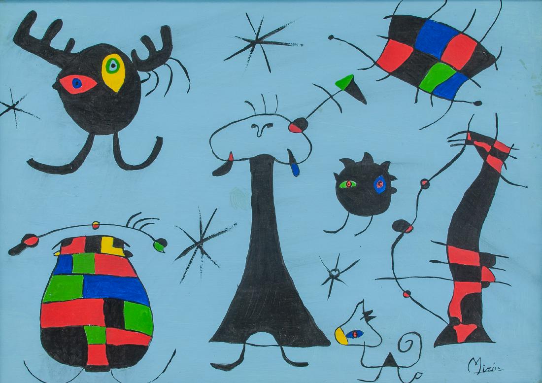 Joan Miro Spanish Surrealist OOC Surrealism (1 of 5)