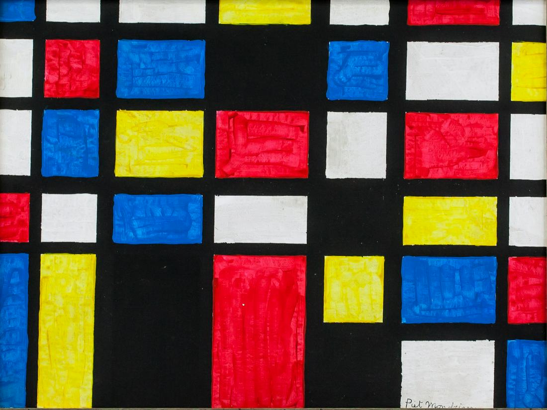Piet Mondrian Dutch De Stijl Oil on Canvas (1 of 6)
