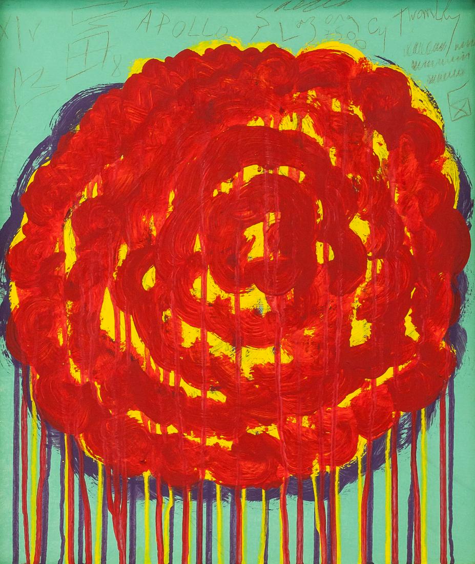 Cy Twombly American Abstract Oil on Canvas (1 of 7)