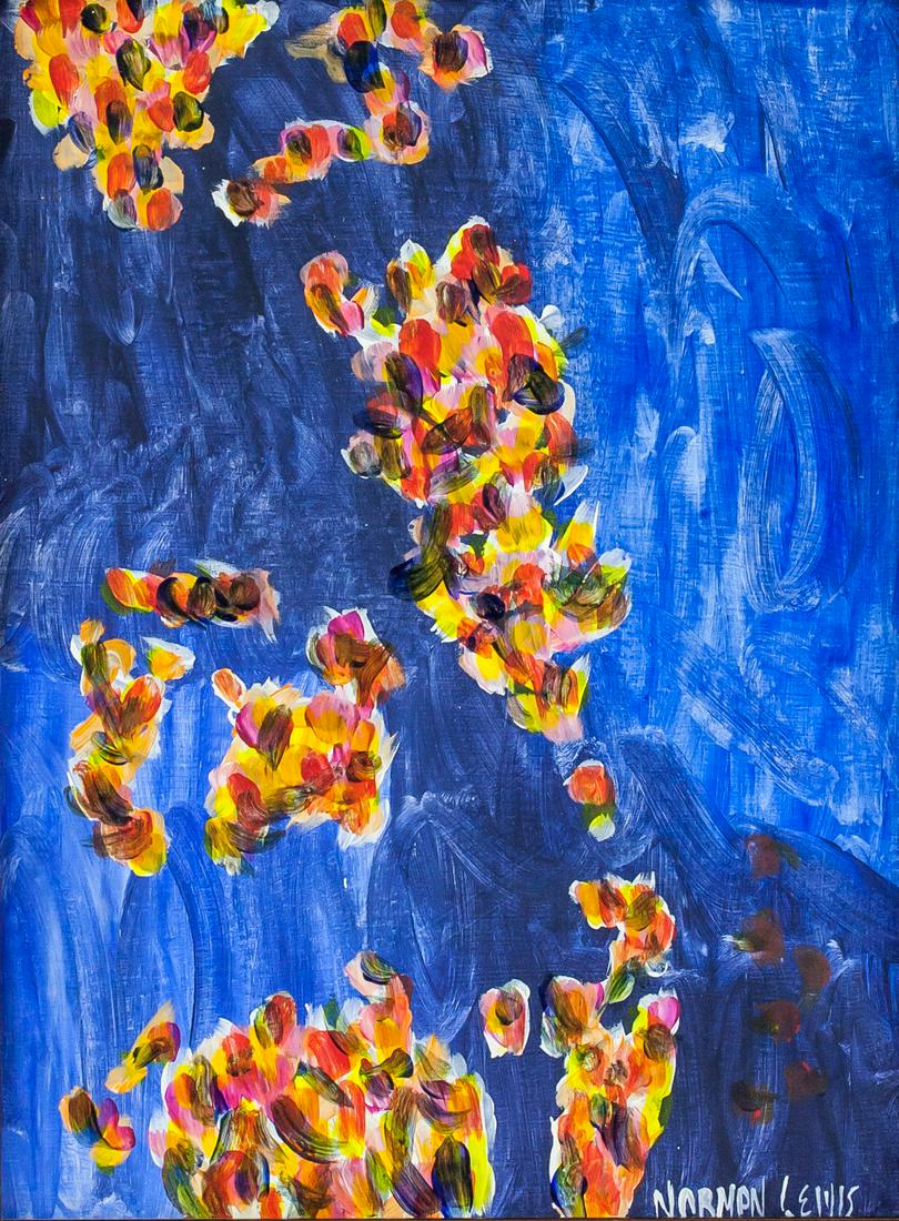 Norman Lewis American Abstract Oil on Canvas (1 of 6)