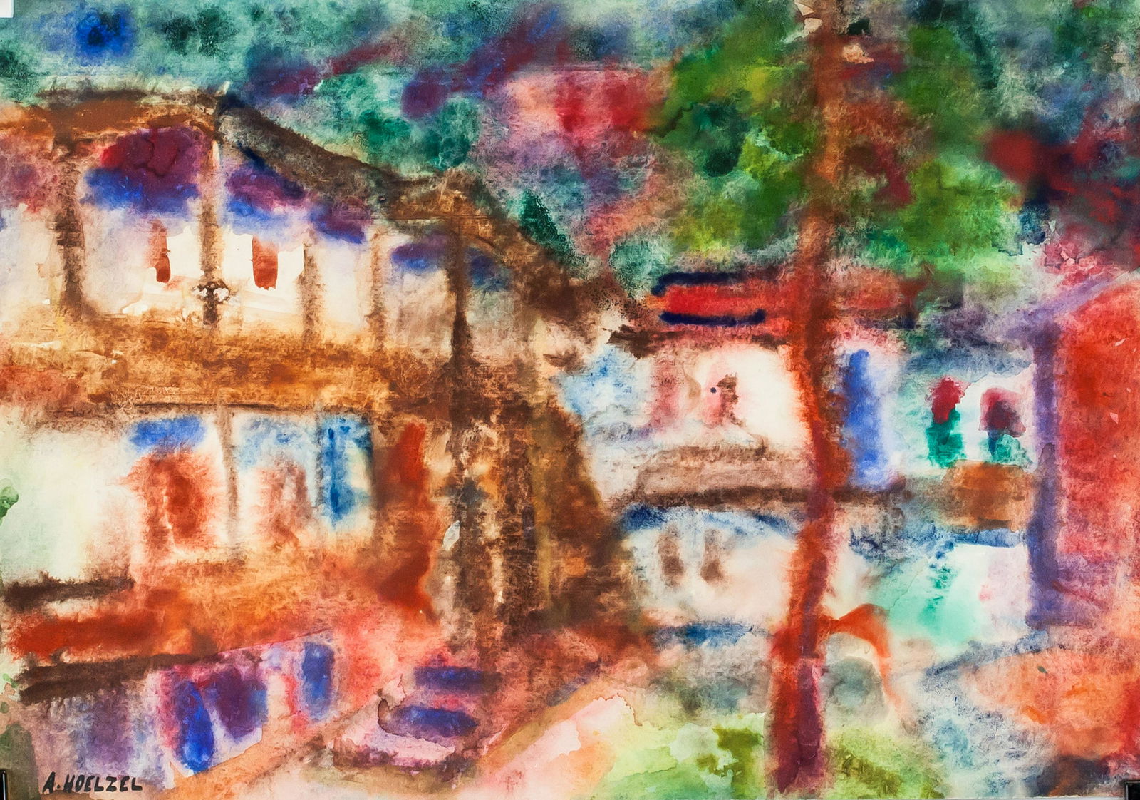 Adolf Hoelzel German Modernist Mixed Media Paper (1 of 6)