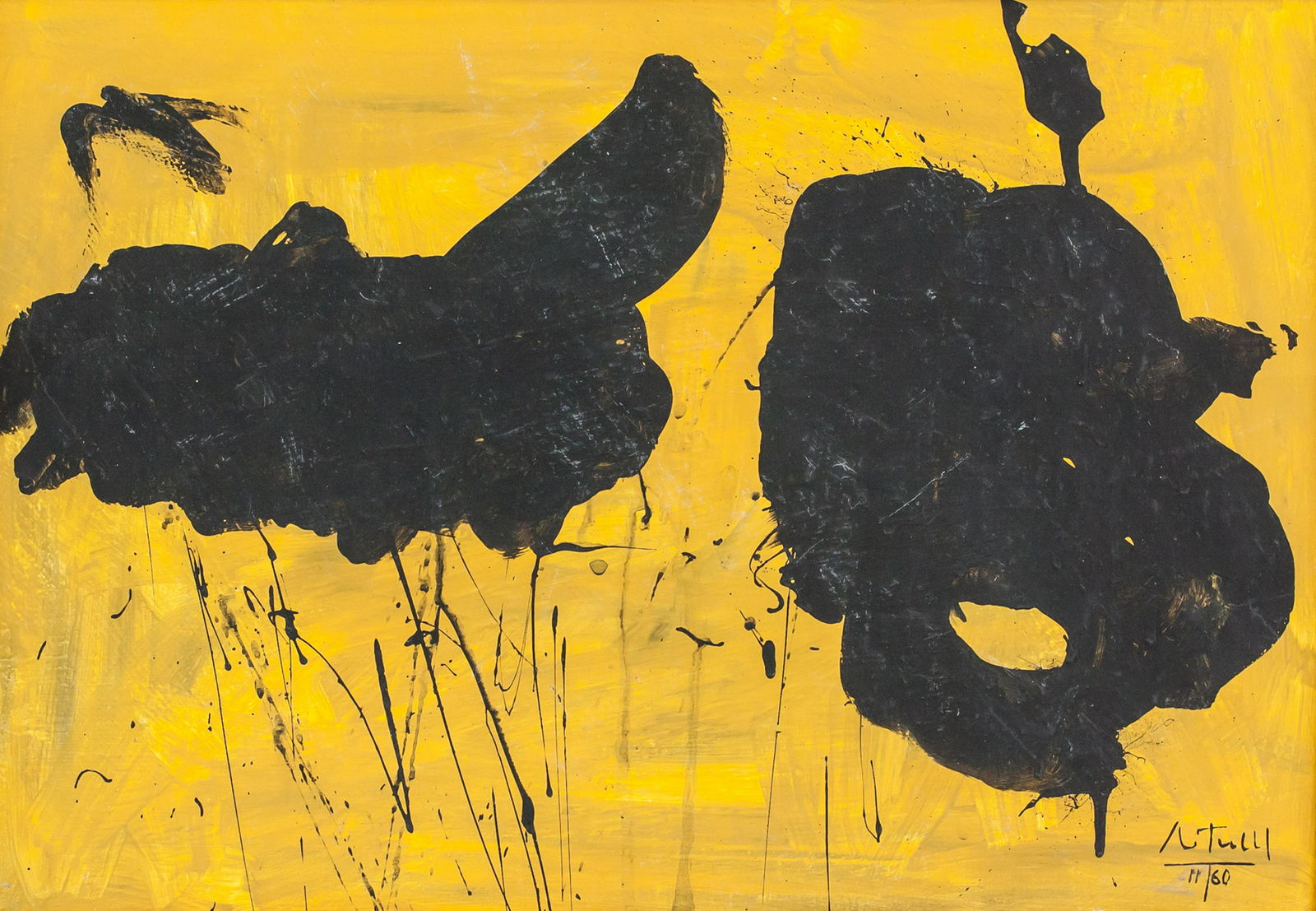 【中古】Robert Motherwell Robert Motherwell (1915 1991), Oil On Canvas