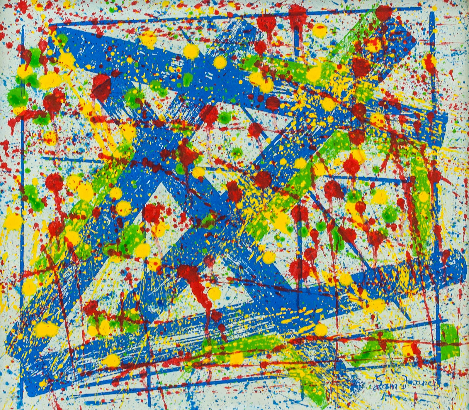 Sam Francis American Abstract Oil on Canvas (1 of 6)