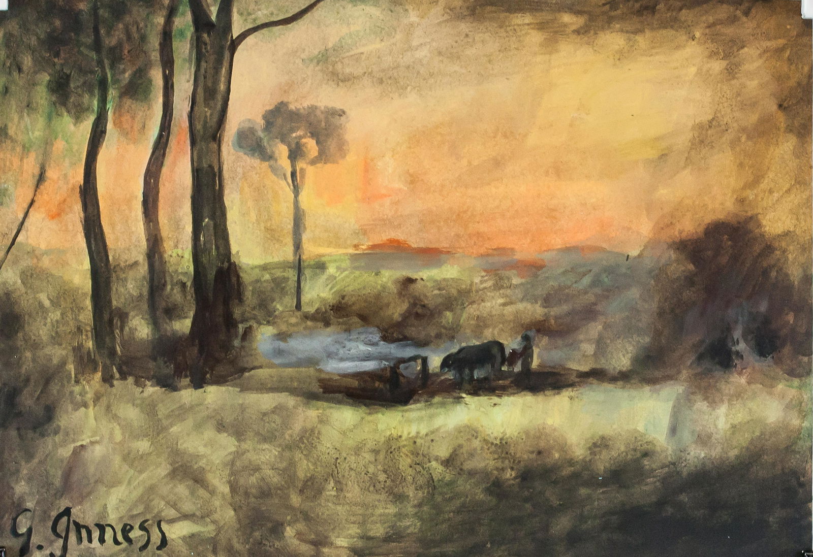 George Inness American Hudson River School Oil (1 of 8)