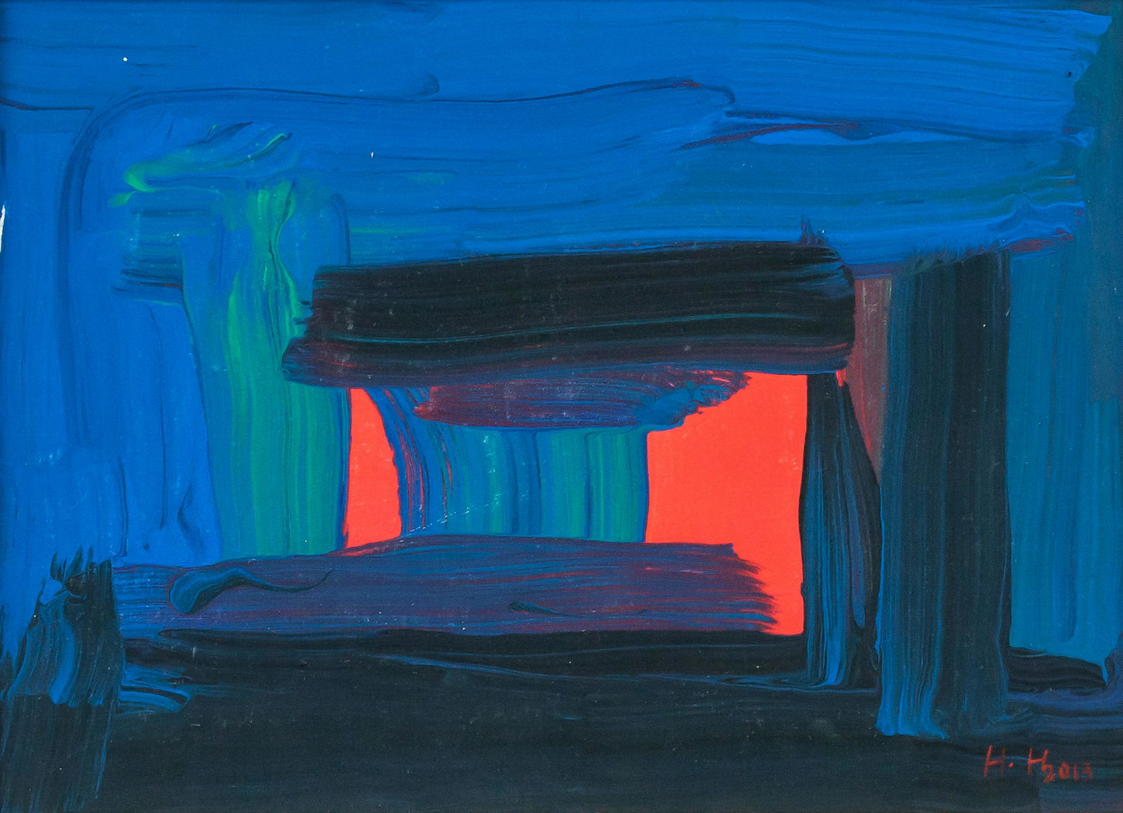 Howard Hodgkin British Abstract Oil on Canvas (1 of 6)