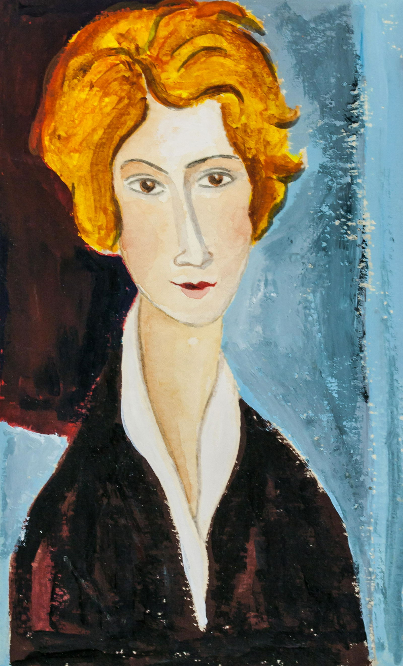 Amedeo Modigliani Italian Fauvist Mixed Media (1 of 5)