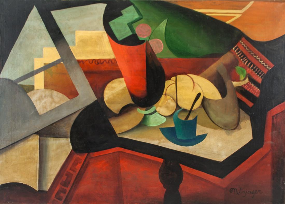 Jean Metzinger French Cubist Oil on Canvas (1 of 7)