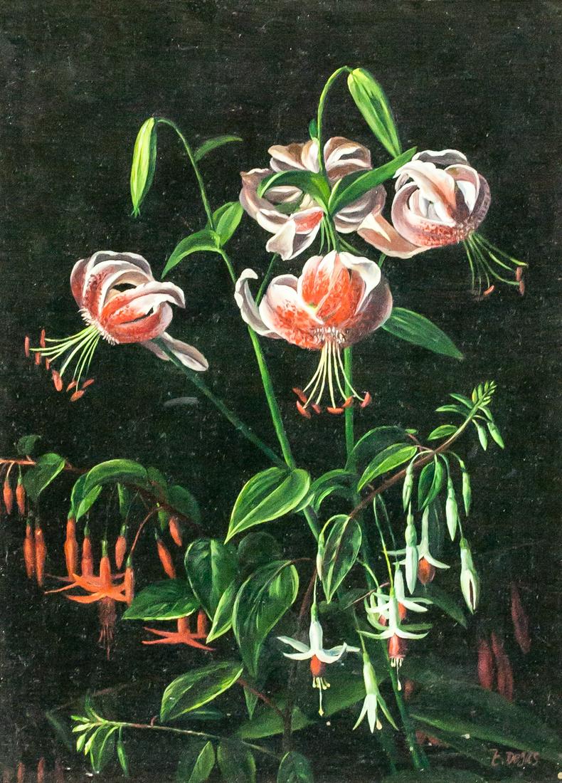 French Impressionist Oil on Panel Signed E. Degas (1 of 6)