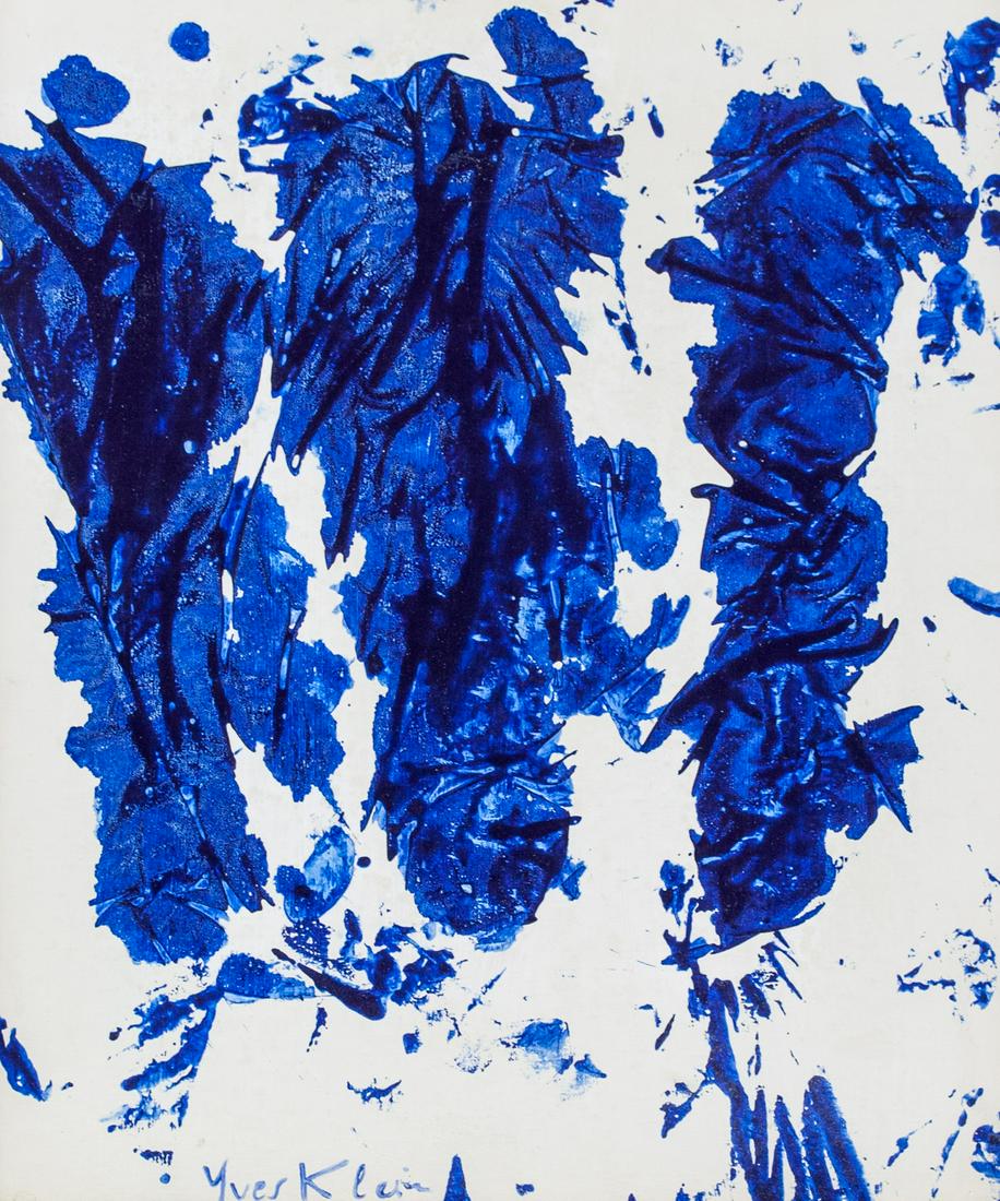 Yves Klein French Modernist Oil on Canvas (1 of 5)