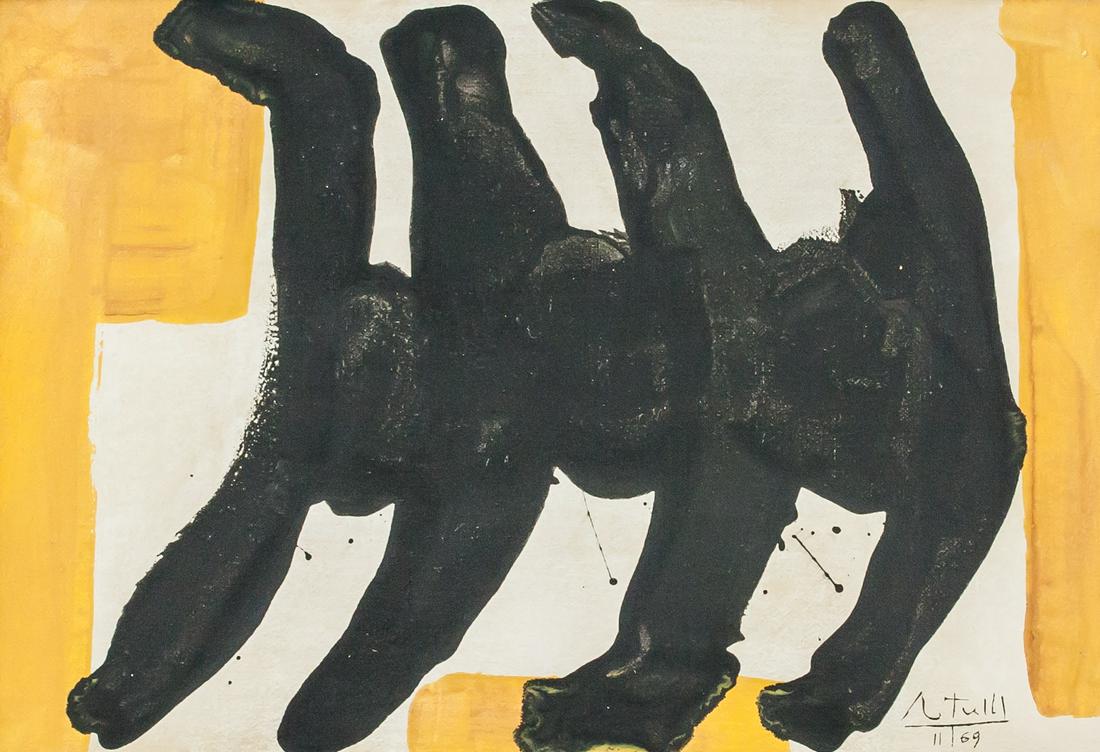 Robert Motherwell American Abstract Oil on Canvas (1 of 6)