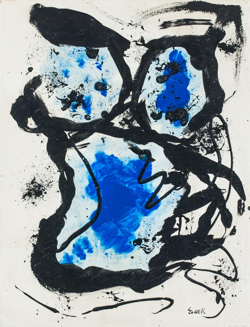 Elaine de Kooning American Abstract Oil on Canvas (1 of 6)