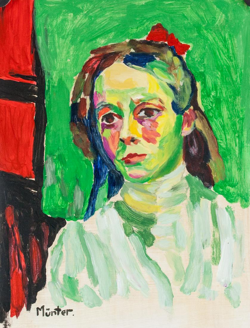 Gabriel Munter German Expressionist Tempera Paper (1 of 7)