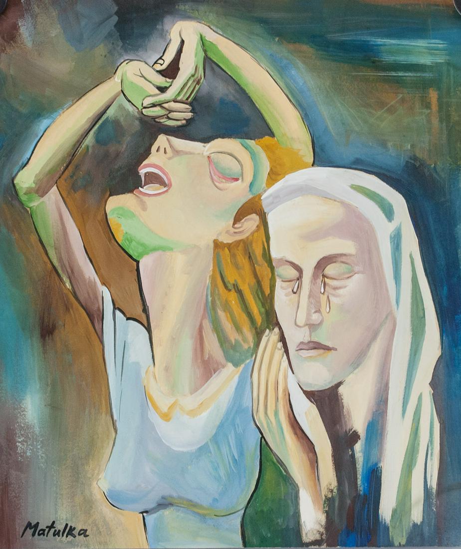 Jan Matulka Czech-American Modernist Gouache Paper (1 of 5)