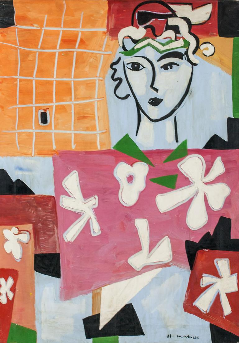 Henri Matisse French Fauvist Oil Canvas Portrait (1 of 8)