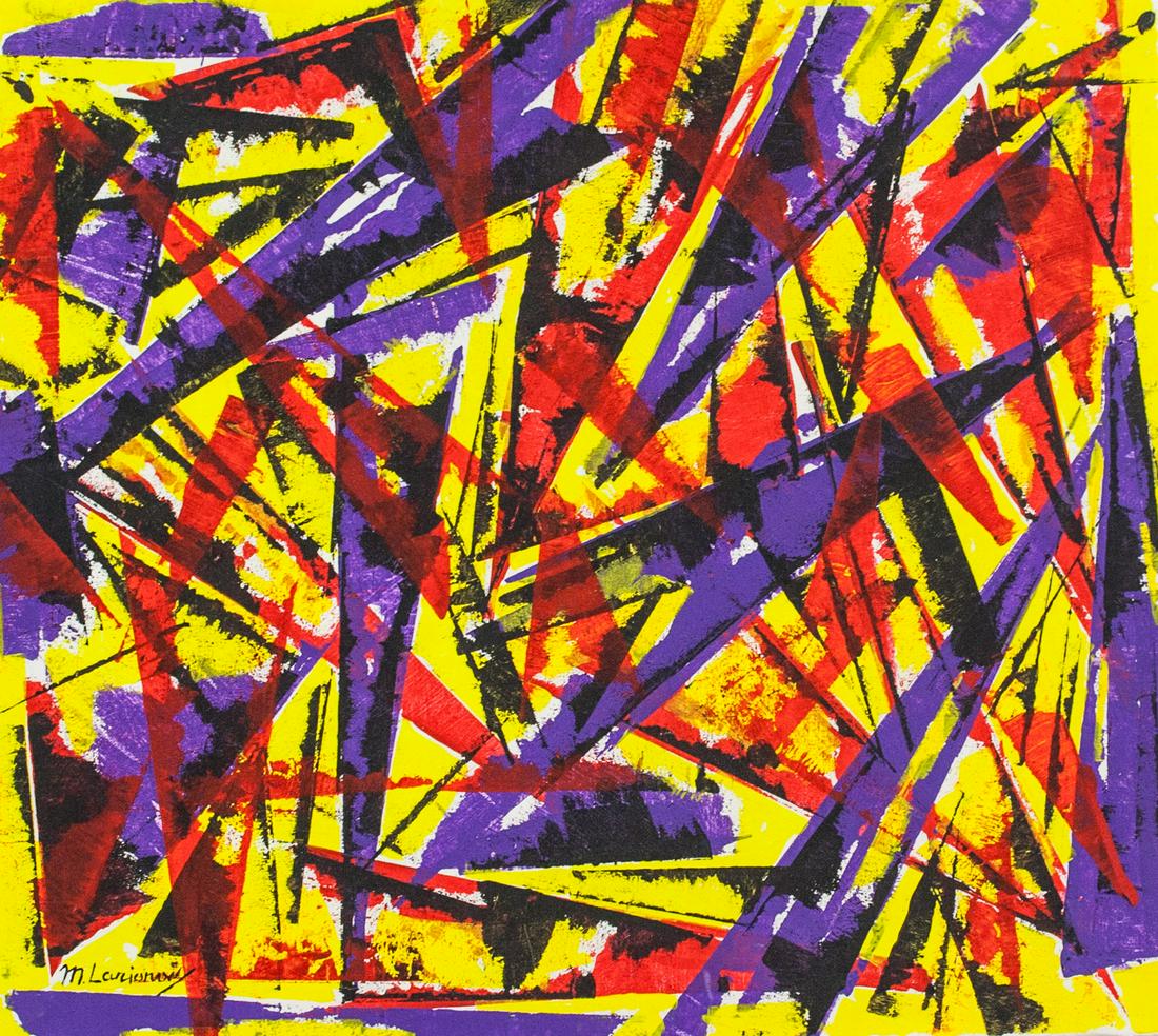 Mikhail Larionov Russian Modernist Oil on Canvas (1 of 6)