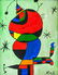 Joan Miro Spanish Surrealist Oil on Canvas