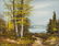 Canadian School Oil on Canvas Signed Illegibly - 2