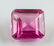 13.80 Ct Pink Emerald Cut Ruby Gemstone AGSL