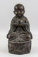 Chinese Gilt Bronze Young Monk Statue