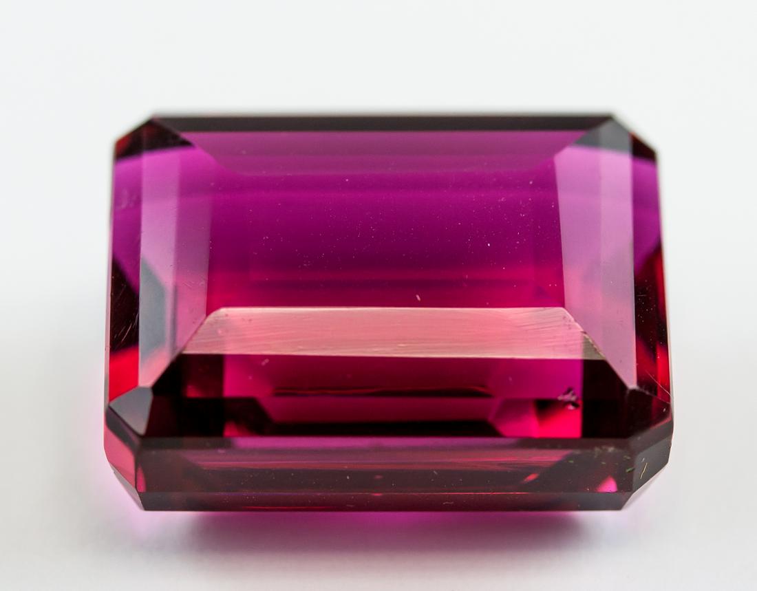 126ct Emerald Cut Tourmaline GGL Certificate (1 of 4)