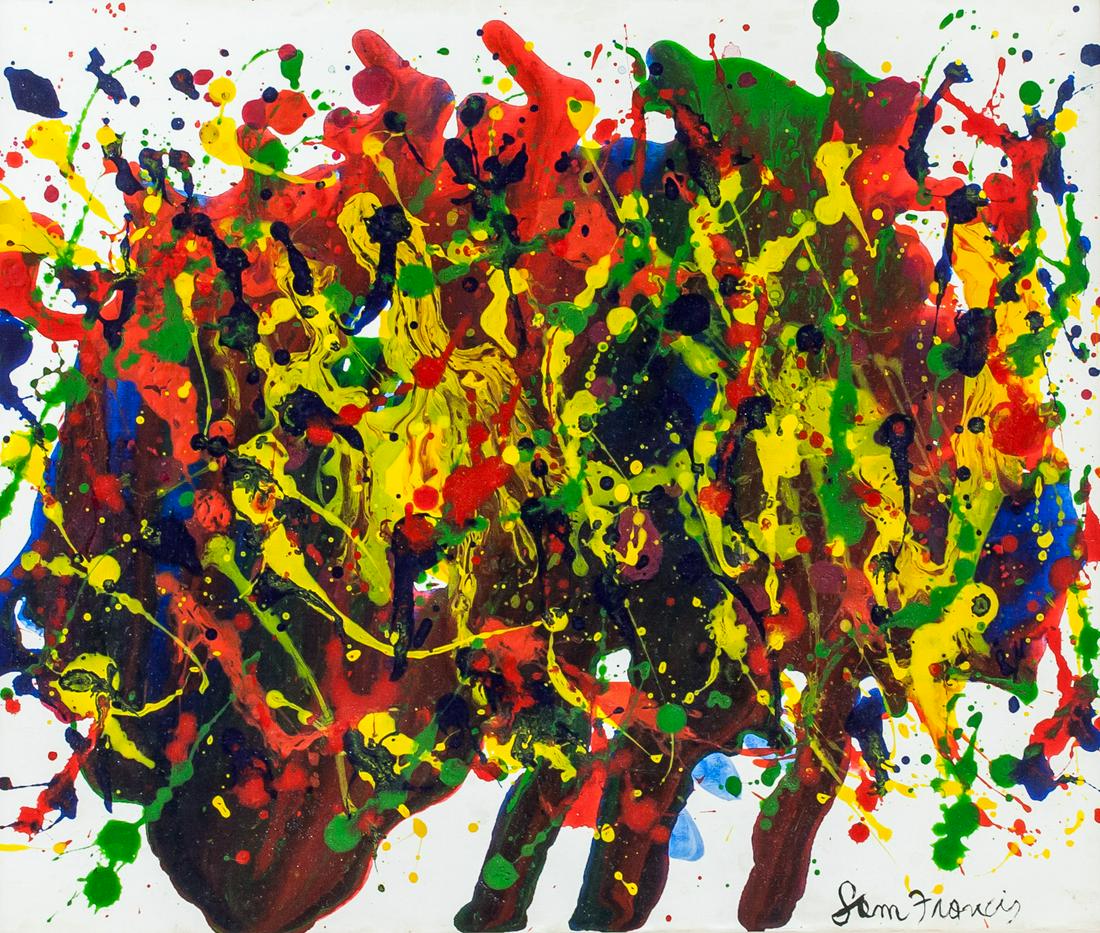 Sam Francis American Abstract Oil on Canvas (1 of 6)