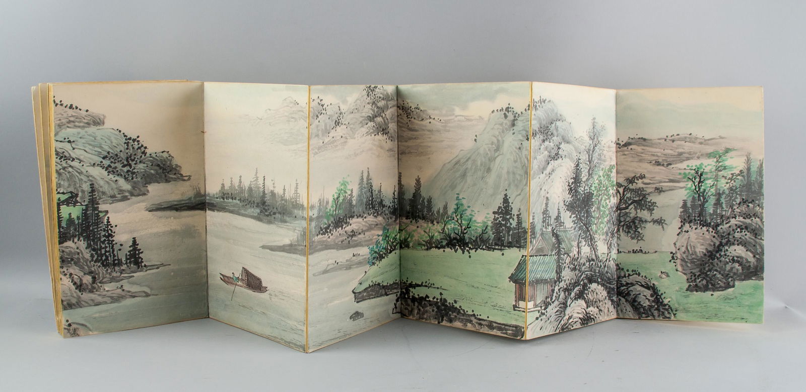 Wang Hui 1632-1717 Chinese Watercolor Booklet (1 of 8)