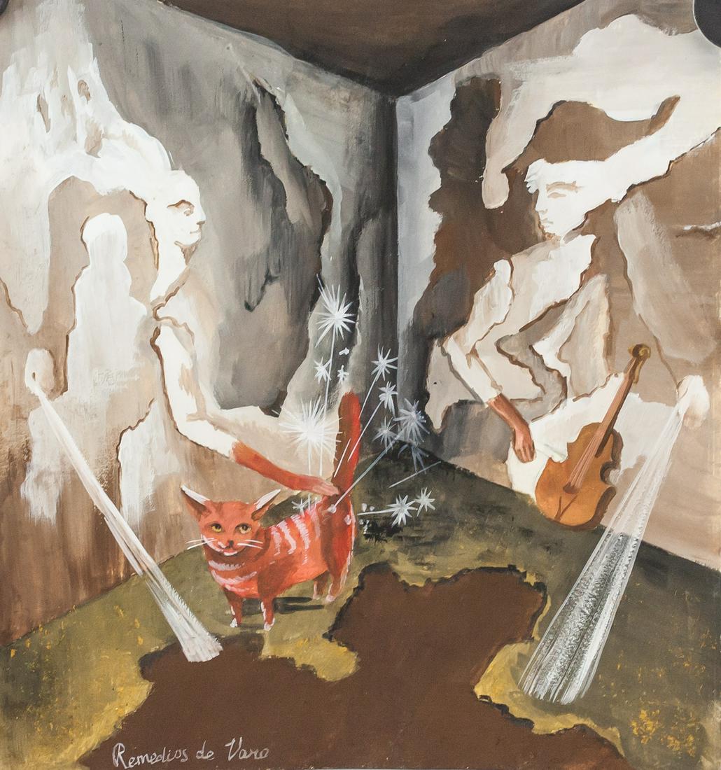 Remedios Varo Spanish Modernist Gouache on Paper (1 of 6)