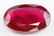 22.30ct Oval Cut Blood Red Ruby Gemstone GGL