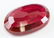22.30ct Oval Cut Blood Red Ruby Gemstone GGL - 3