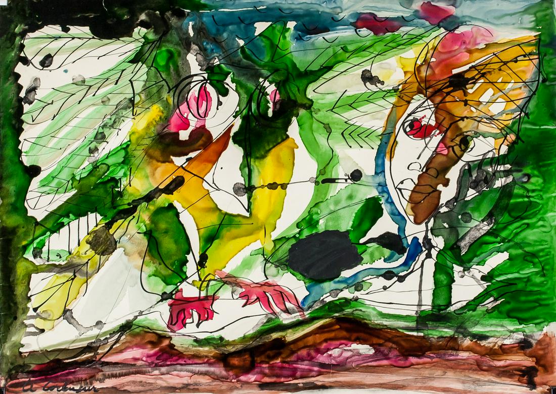 Le Corbusier French-Swiss Modernist Mixed Media (1 of 6)