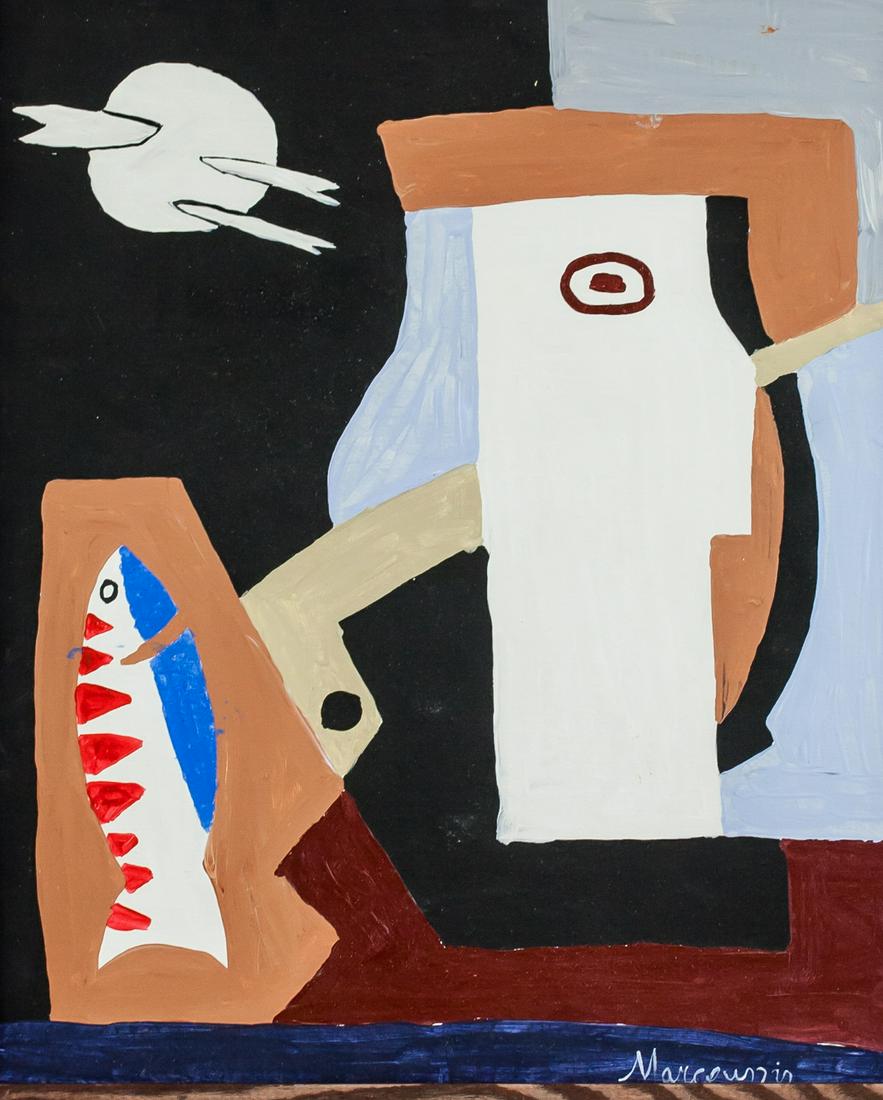 Louis Marcoussis French Cubist Oil on Canvas (1 of 6)