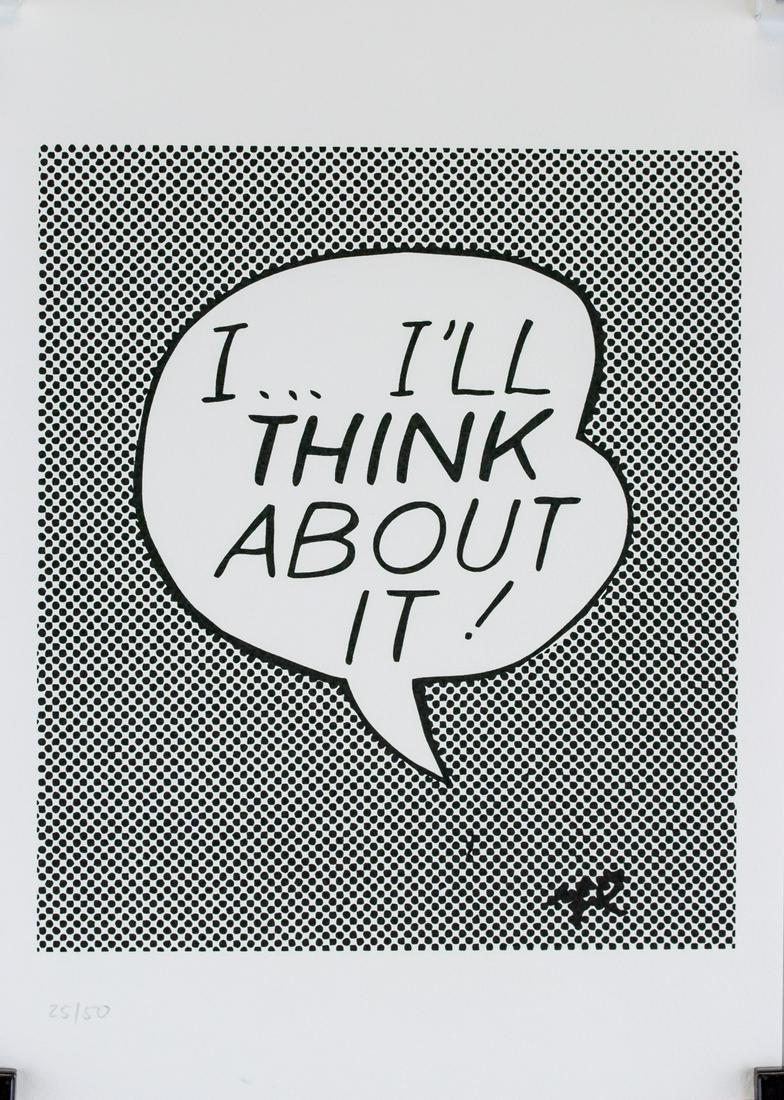 Roy Lichtenstein American Pop Signed Litho 25/50 (1 of 8)