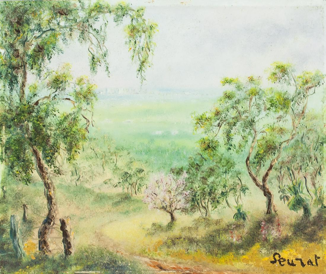 Georges Seurat French Oil on Board Galerie Mathias (1 of 8)