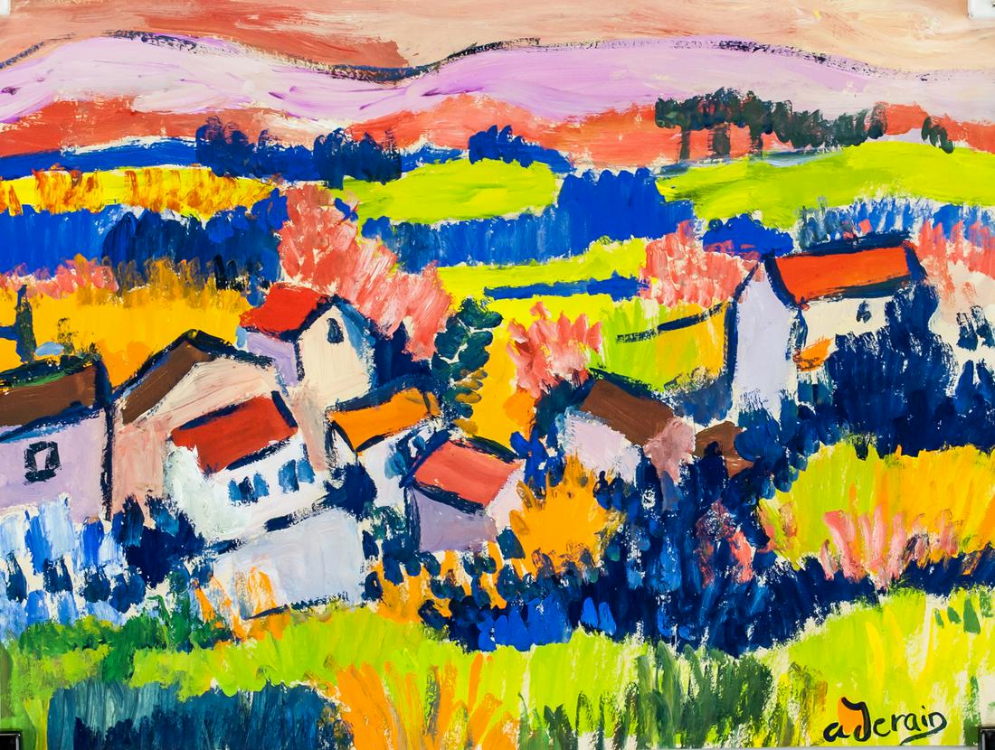 Andre Derain French Fauvist Oil on Paper Stamped (1 of 8)