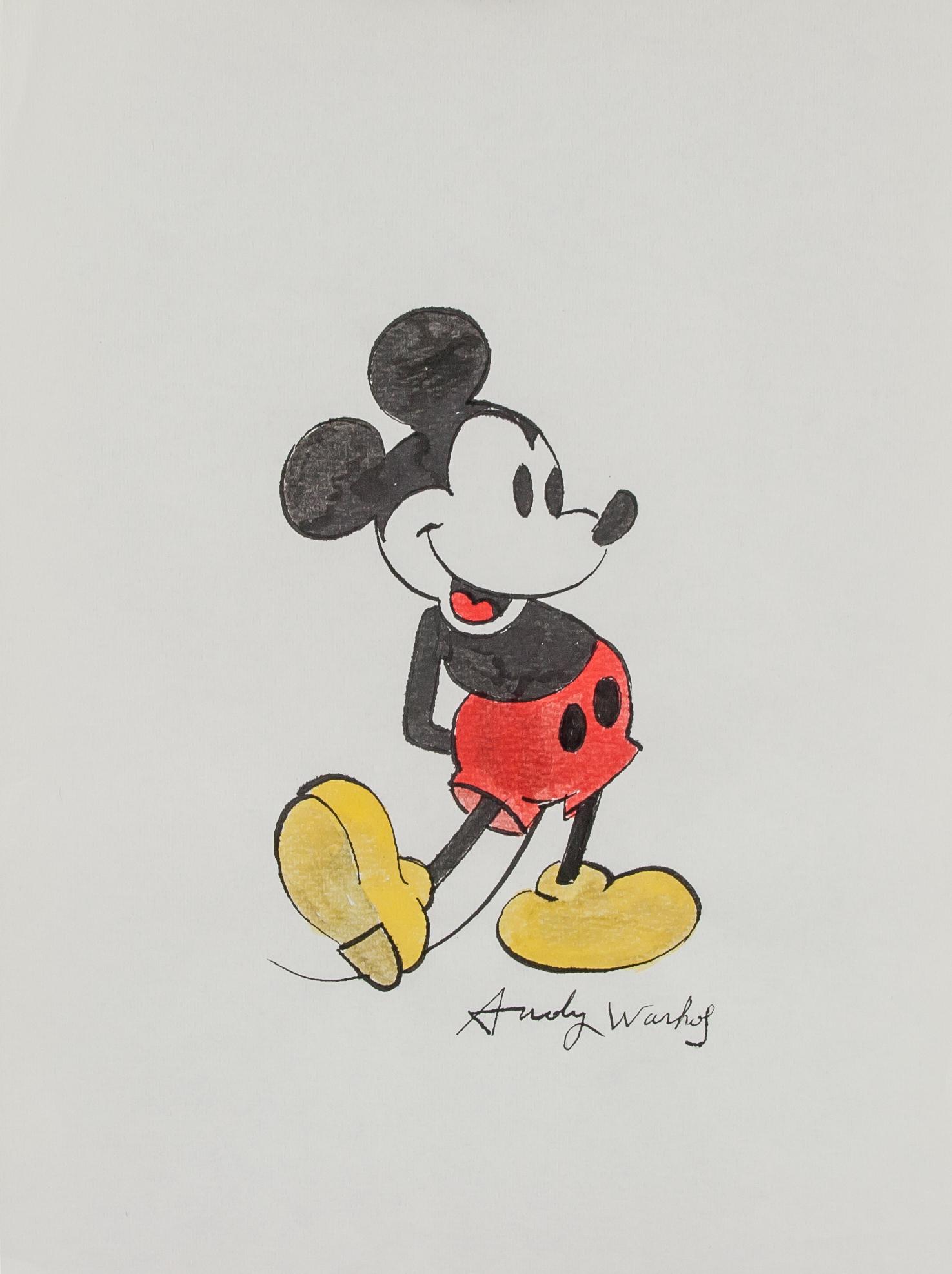 Andy Warhol American Pop Ink & Watercolor (1 of 5)