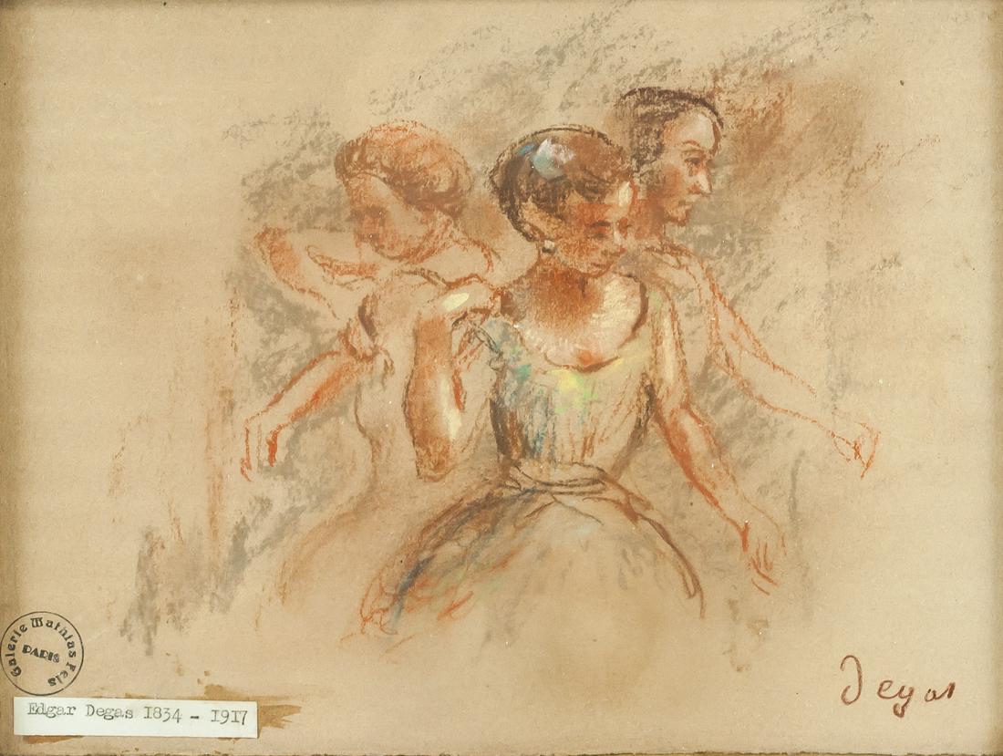 Edgar Degas French Pastel on Paper Galerie Mathias (1 of 7)