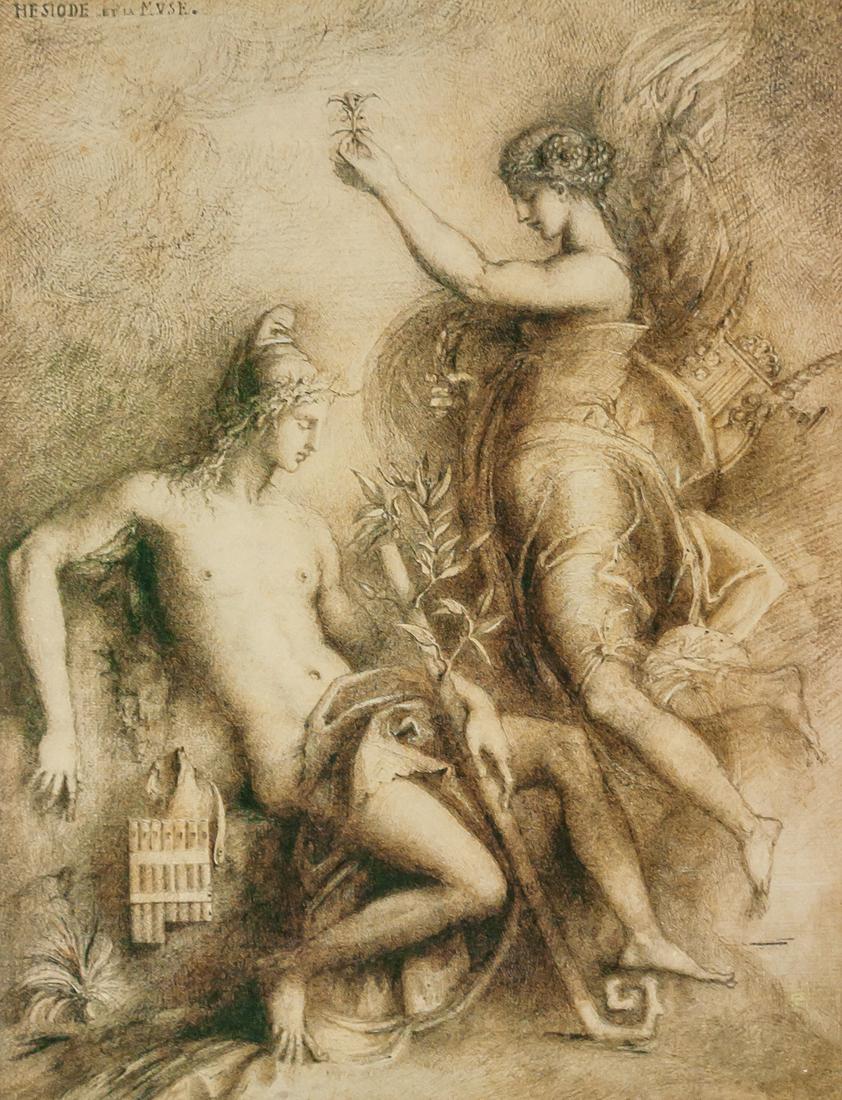 Gustave Moreau French Signed Lithograph 29/50 (1 of 5)