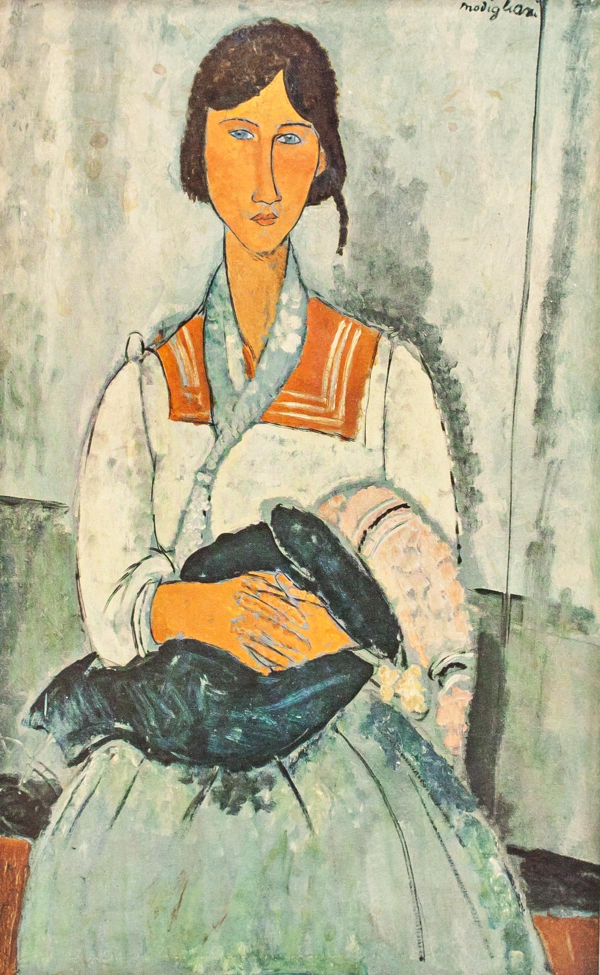 Amedeo Modigliani Italian-Jewish Print on Paper (1 of 7)