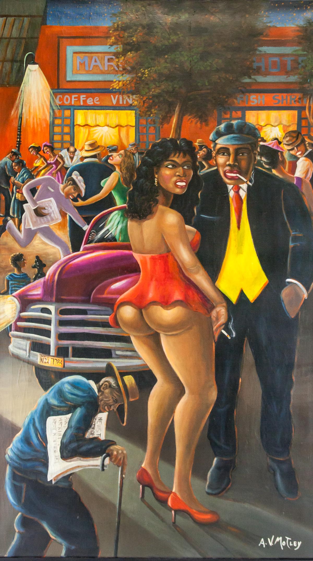 Archibald Motley American Oil on Canvas (1 of 10)