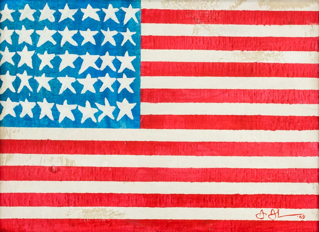 Jasper Johns American Modernist Oil on Canvas (1 of 5)