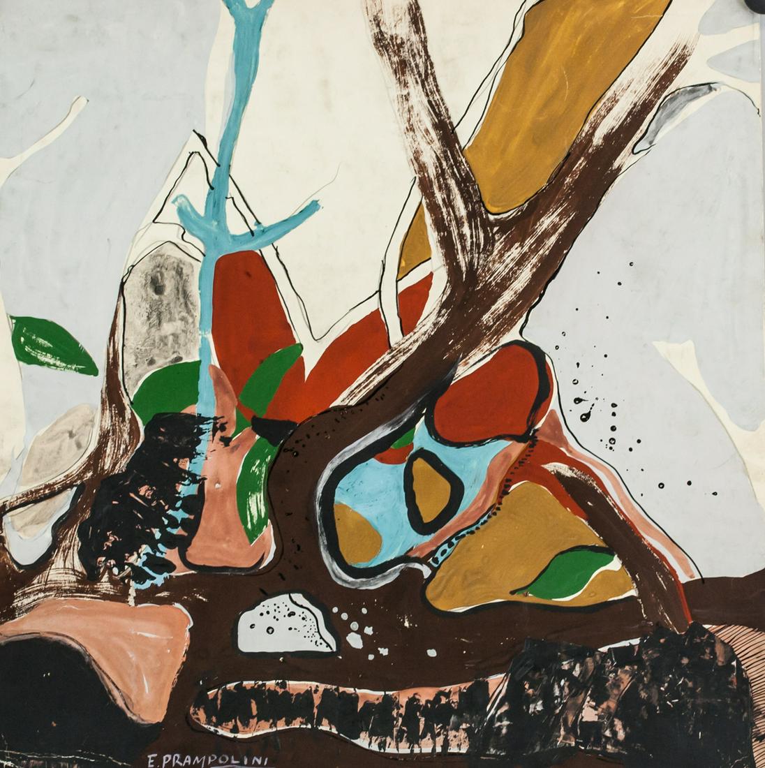 Enrico Prampolini Italian Gouache on Paper (1 of 6)