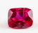6.45ct Cushion Cut Red Ruby Gemstone AGSL CERT