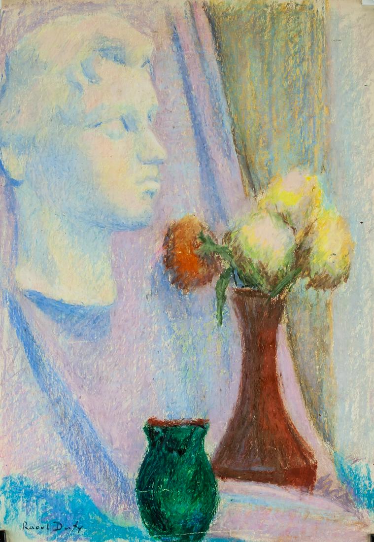 Raoul Dufy French Fauvist Oil Pastel Signed (1 of 6)