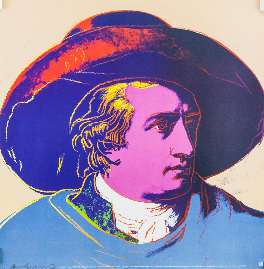 Andy Warhol Goethe 1982 Screen Print Signed AP7/22 (1 of 8)