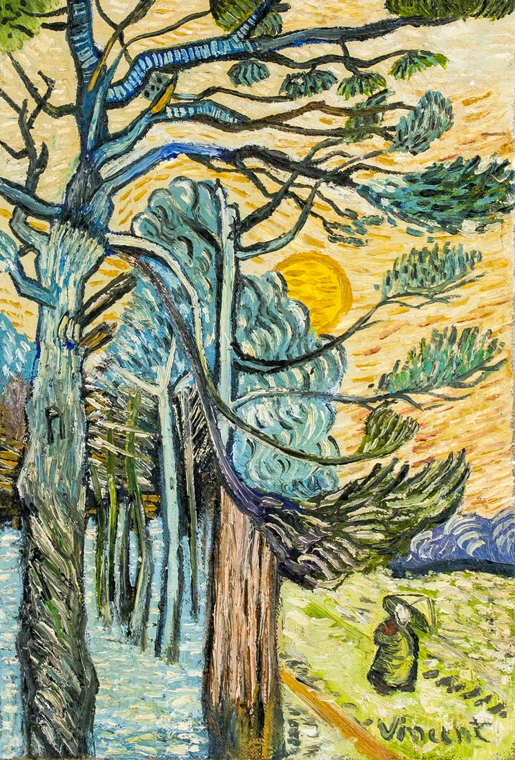 Dutch Post-Impressionist Stamped CUPII Vincent (1 of 11)