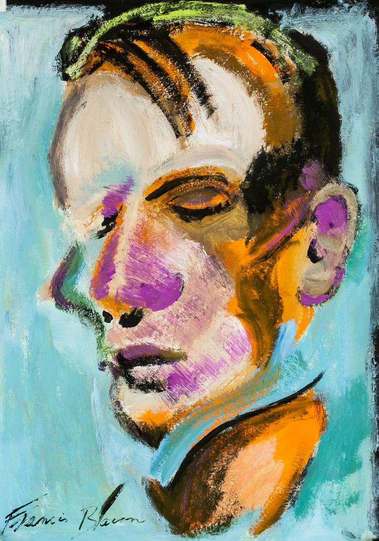 Francis Bacon British Oil on Tempera '85 (1 of 8)