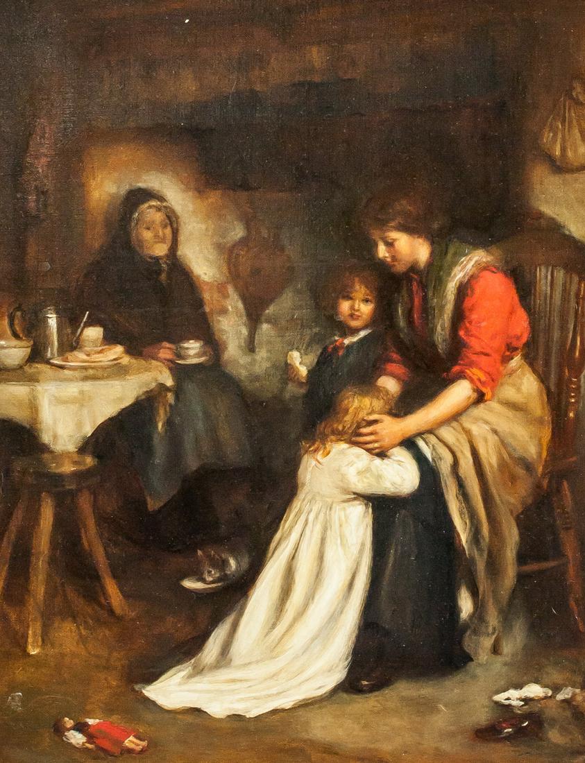 Joseph Clark British School Oil on Canvas Portrait (1 of 9)