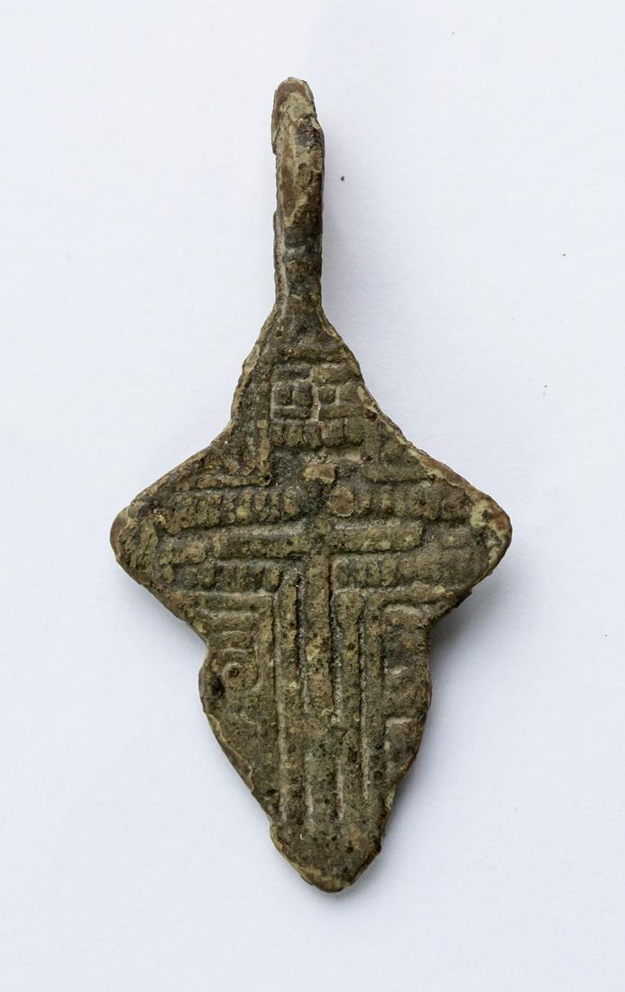 17-18th Century Russian Orthodox Bronze Cross (1 of 3)
