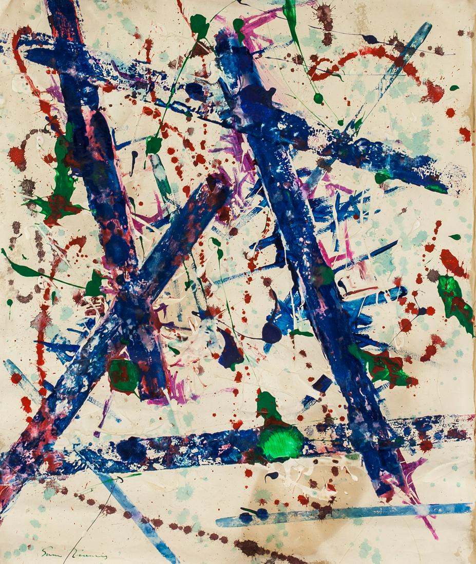 Sam Francis American Abstract Oil on Canvas (1 of 7)