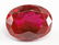 16.55ct Oval Cut Red Ruby Gemstone GGL Certificate